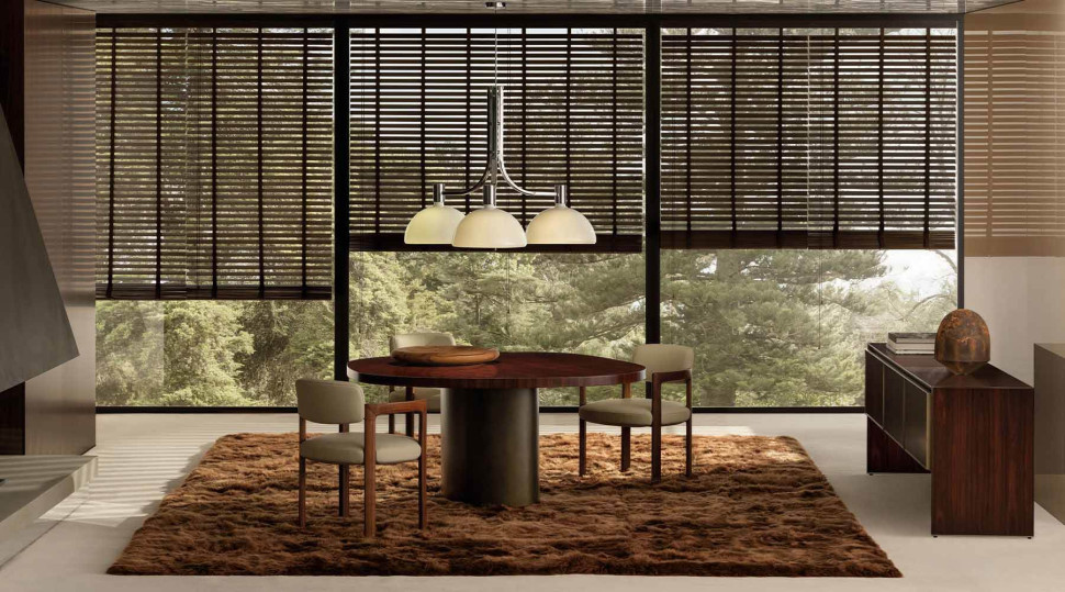 Стол Minotti Bézier - материал