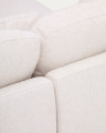 Диван-кровать La Forma Laira 246 x 170 x h88 см, 3-местный, с шезлонгом слева, из шенилла, цвет экрю