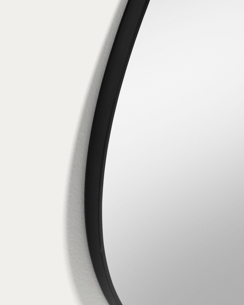 Зеркало La Forma Anera 93 x 2 x h90 см, чёрное