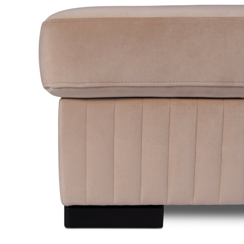 Пуф Fratelli Barri Марриотто 80 x 100 x h45 см, микровелюр Paddington 28 - стиль