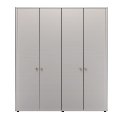 Гардероб Fratelli Barri Alba 212,2 x 59,5 x h241 см, матовый лак цвета слоновой кости