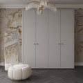 Гардероб Fratelli Barri Alba 212,2 x 59,5 x h241 см, матовый лак цвета слоновой кости
