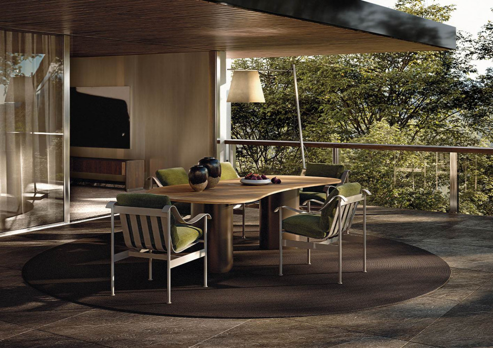 Стол Minotti Bézier Outdoor - стиль