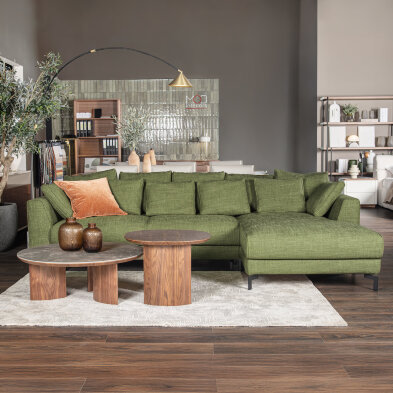 Угловой диван-кровать Boston Nice (c оттоманкой) Mod Interiors Selection 280 x 102/175 x 88h nc111950