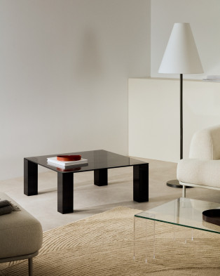 Журнальный столик La Forma Adularia 85 x 85 x h35 см, тёмно-серый
