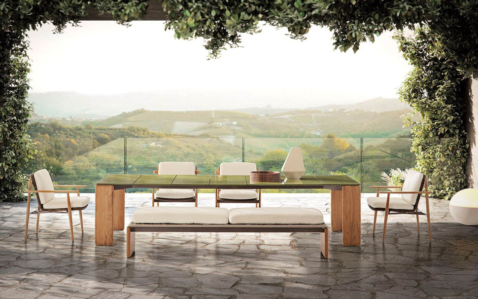 Стол Minotti Drake Dining Outdoor - стиль