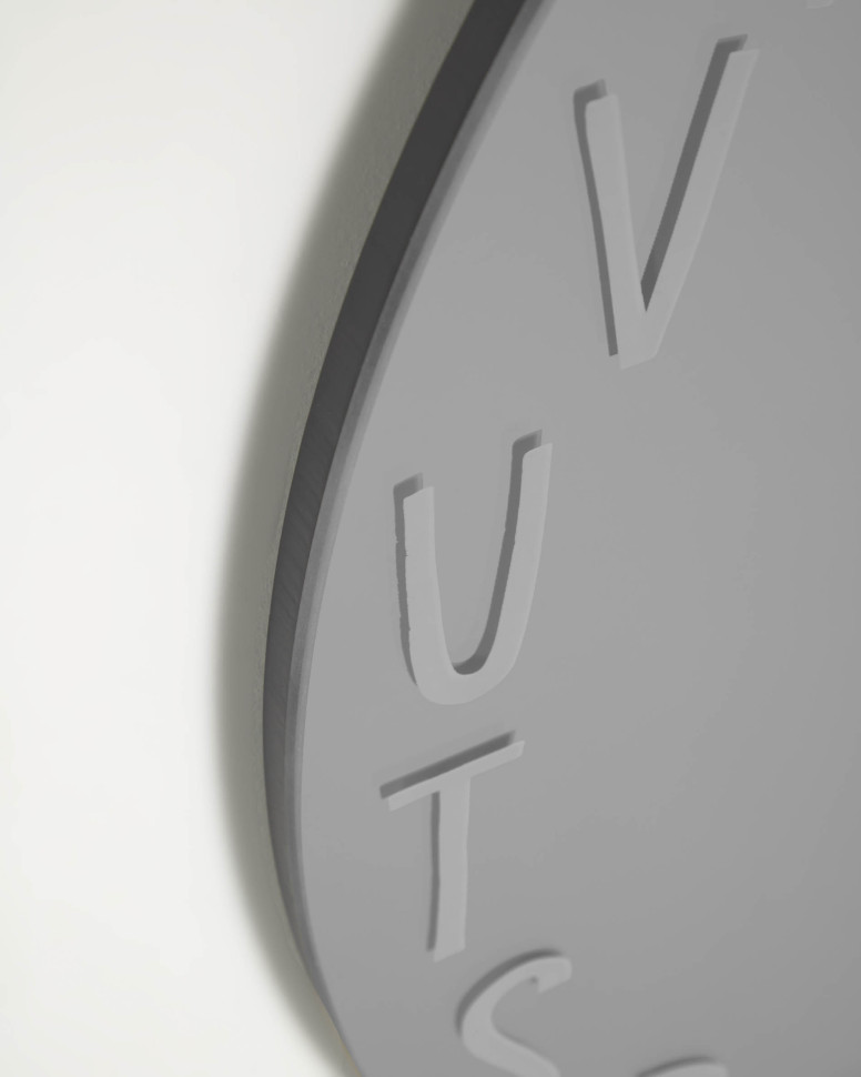 Детское зеркало La Forma Enrica диаметр 50 см, круглое, серое - стиль