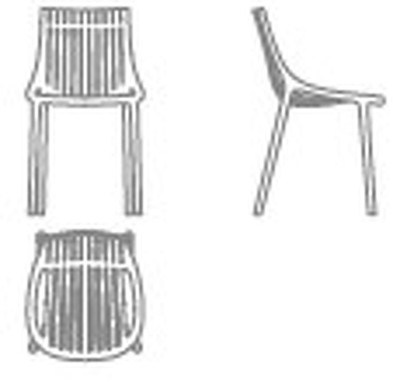 Стул Ibiza Vondom Daily 46 x 51 x 81h nc81856