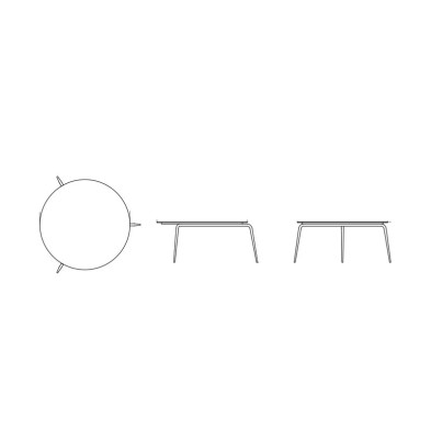 Журнальный столик Rodona Skyline Design Rodona 26h x ø45/53,3 nc109891