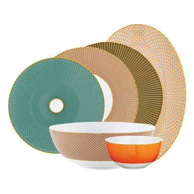 Сервиз столовый на 12 персон Raynaud Tresor, 54 предмета