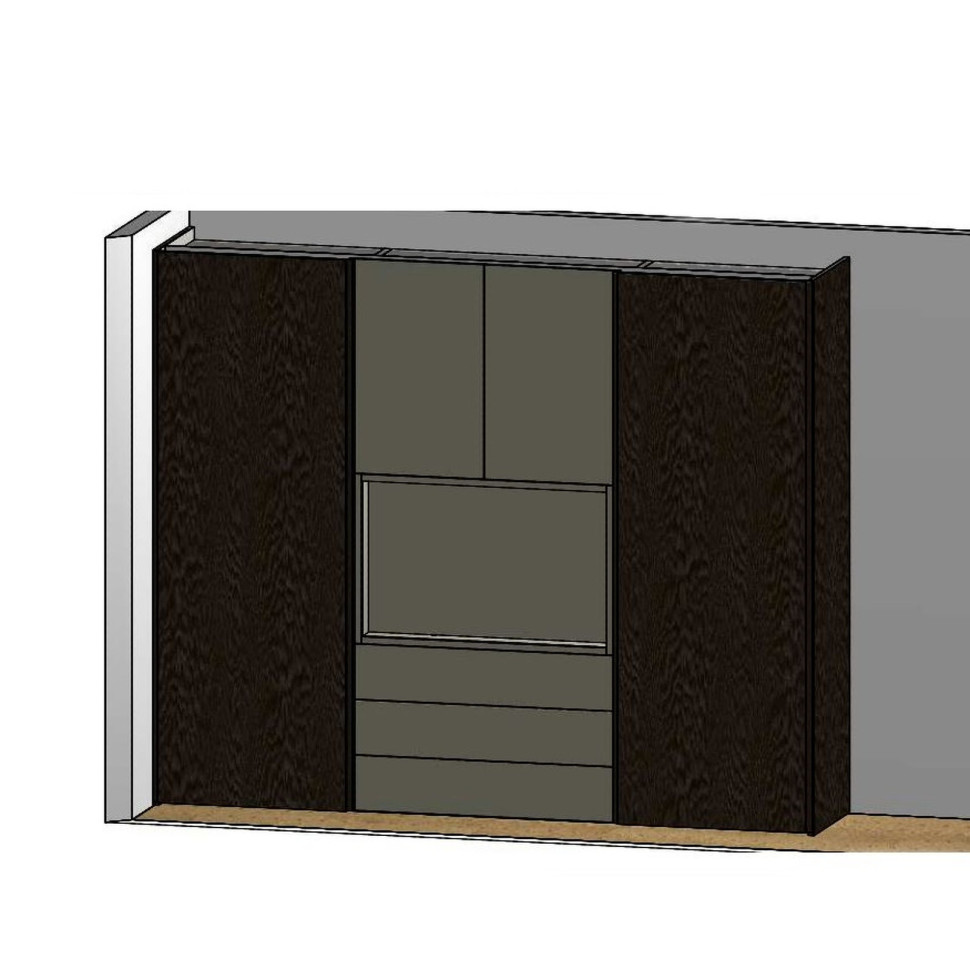 Гардероб Mercantini By M.C. Atena 311,1 x 63 x h257 см, коллекция Expo
