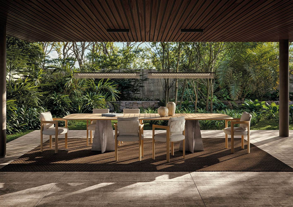 Стол Minotti Brutalist Outdoor - фото товара