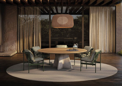Стол Minotti Brutalist Outdoor