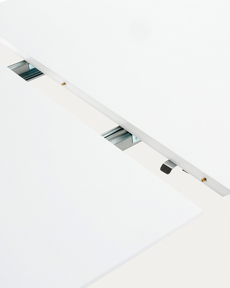 Обеденный стол раскладной La Forma Oakland 120 x 90 x h74 см, белый, овальный