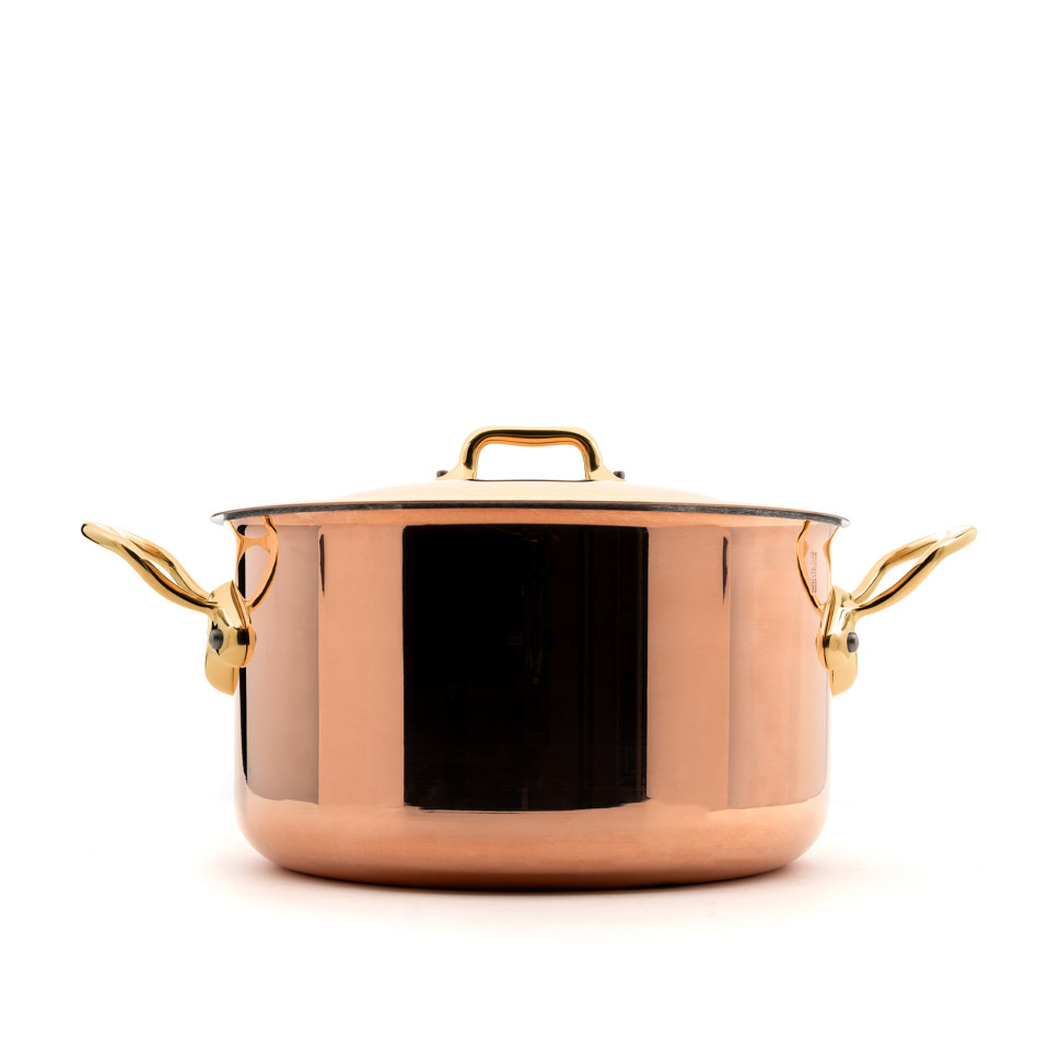 Набор посуды Mauviel M'150B M'HERITAGE, 11 предметов, нержавеющая сталь с медным покрытием