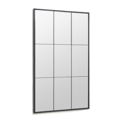 Зеркало La Forma Ulrica 100 x 2,5 x h160 см, чёрный металл