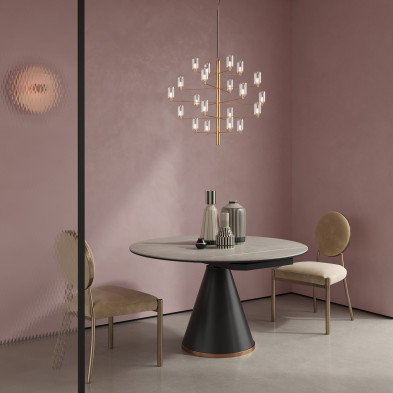 Обеденный стол Mod Interiors Toledo 90/135 x 135 x 76h nc107263