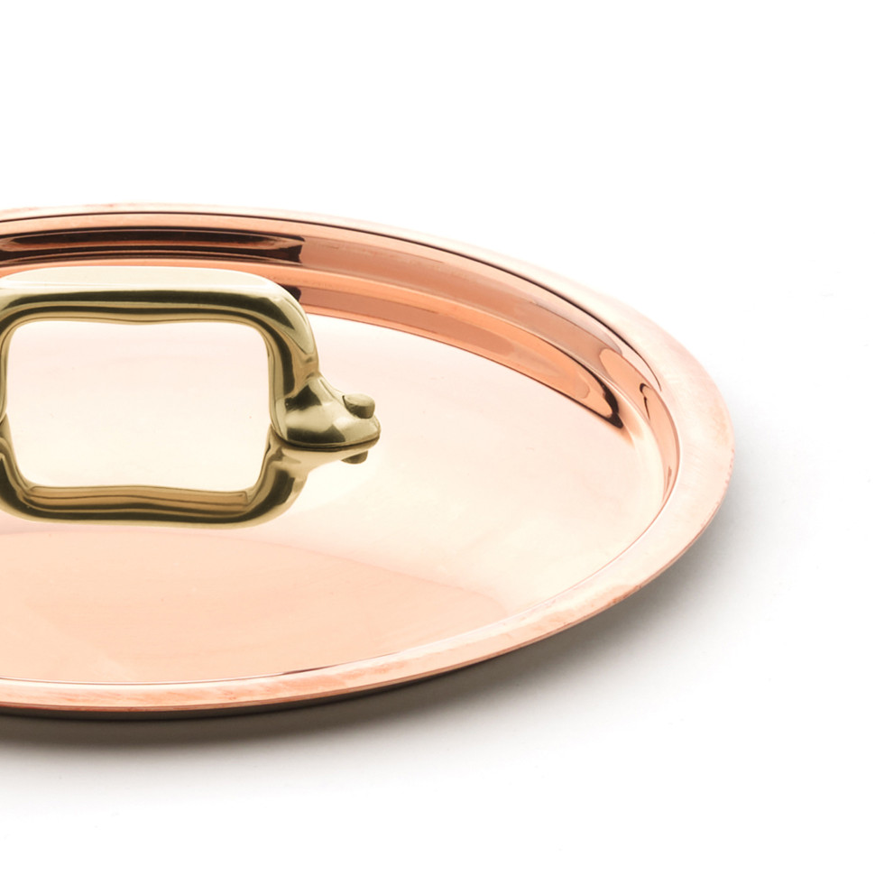 Крышка Mauviel M'150B M'HERITAGE, диаметр 20 см, нержавеющая сталь с медным покрытием