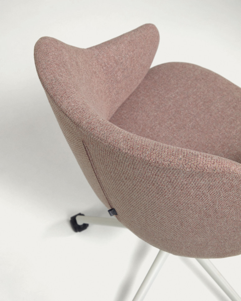 Офисное кресло La Forma Einara 64 x 64 x h77 см, розовое