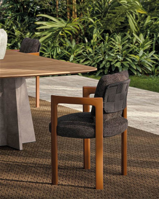 Стул Minotti Giulietta Cord Outdoor