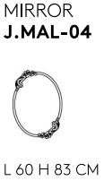 Размеры Зеркало Jumbo Collection Madeleine 1 Размеры Зеркало Jumbo Collection Madeleine 1