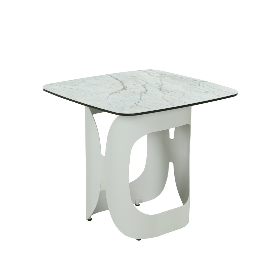 Приставной столик Mod Interiors Toledo 55 x 50 x h55 см, светло-бежевый - фото товара