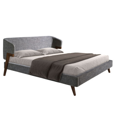 Кровать Angel Cerda GC2323 180 x 200 см, серая ткань