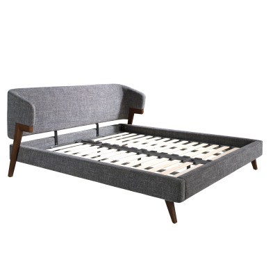 Кровать Angel Cerda GC2323 180 x 200 см, серая ткань