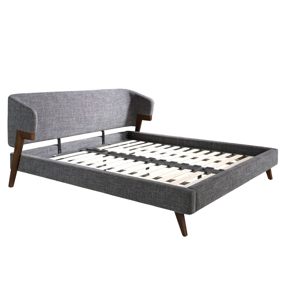 Кровать Angel Cerda GC2323 180 x 200 см, серая ткань
