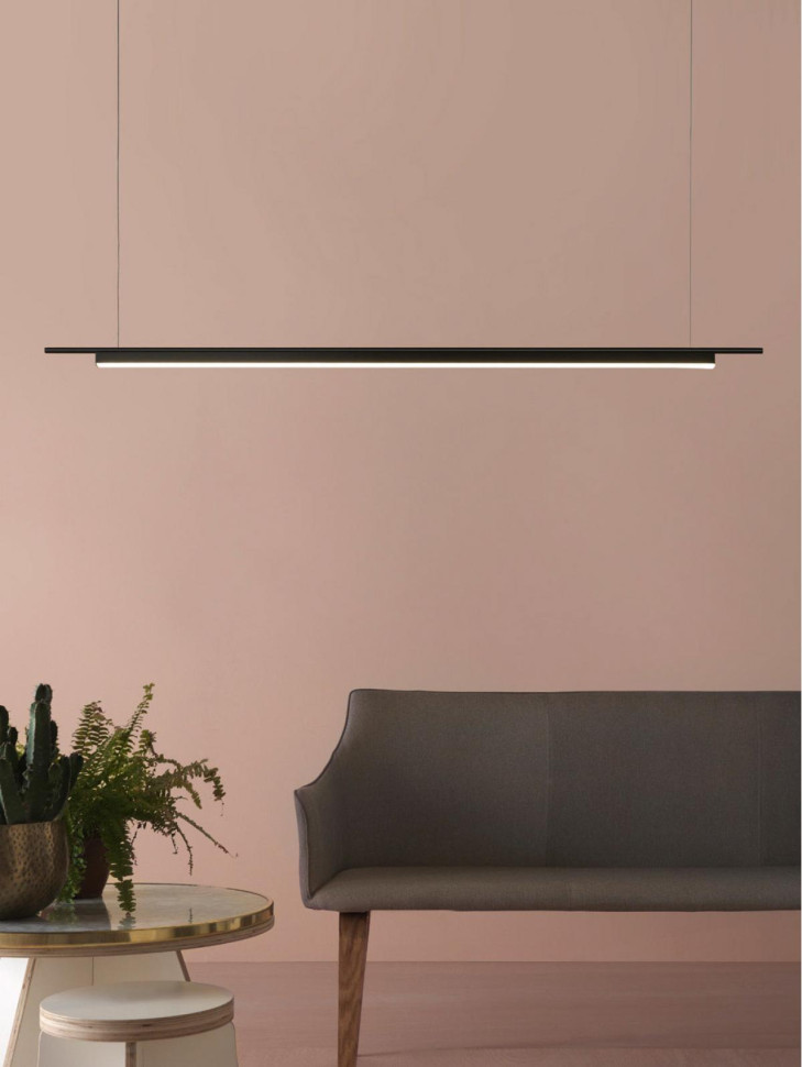 Подвесной светильник Aromas del Campo Coln 140 x 6 x h150 см, чёрный - фото товара