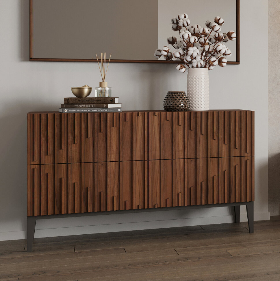 Комод Mod Interiors Menorca 120 x 45 x h75 см, шпон ореха