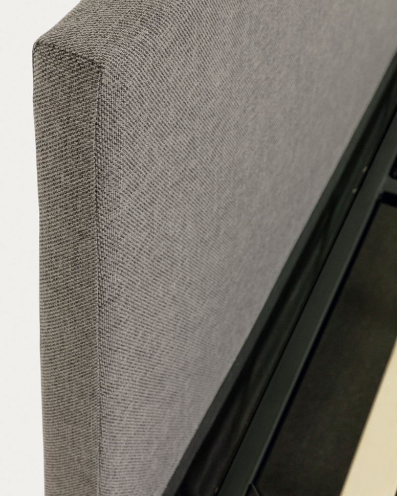 Кровать La Forma Nahiri 171 x 215 x h90 см, серая, с подъёмным механизмом