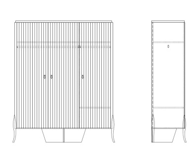 Гардероб Fratelli Barri Rimini 184,2 x 62,5 x 220h nc82261