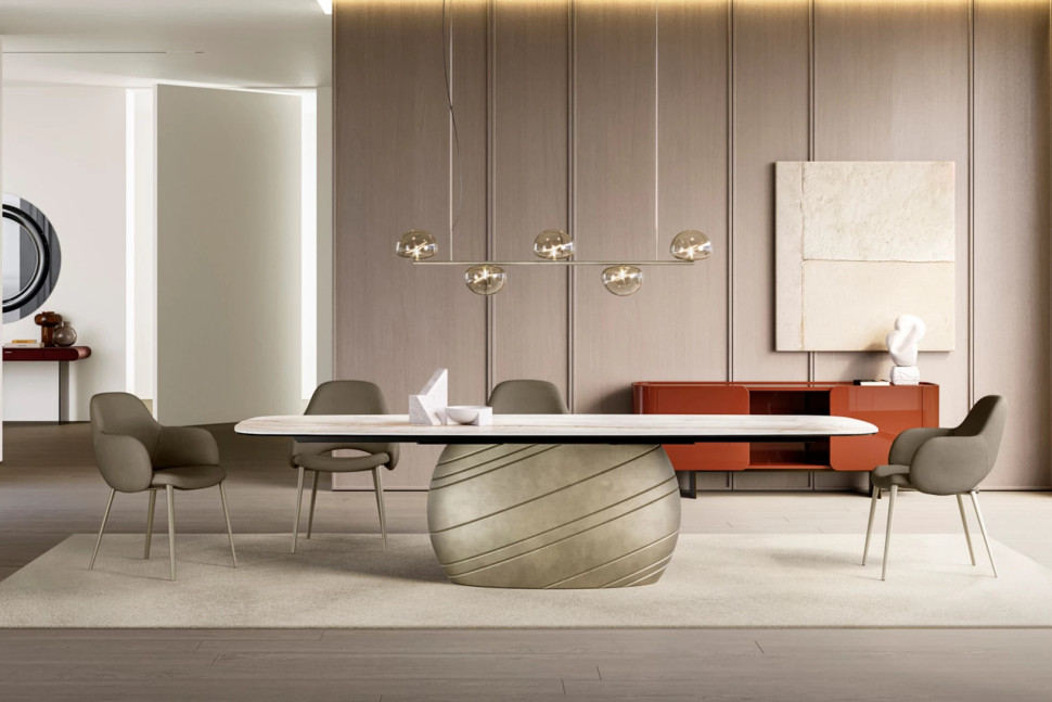 Стол Eforma Giove top ceramica - материал