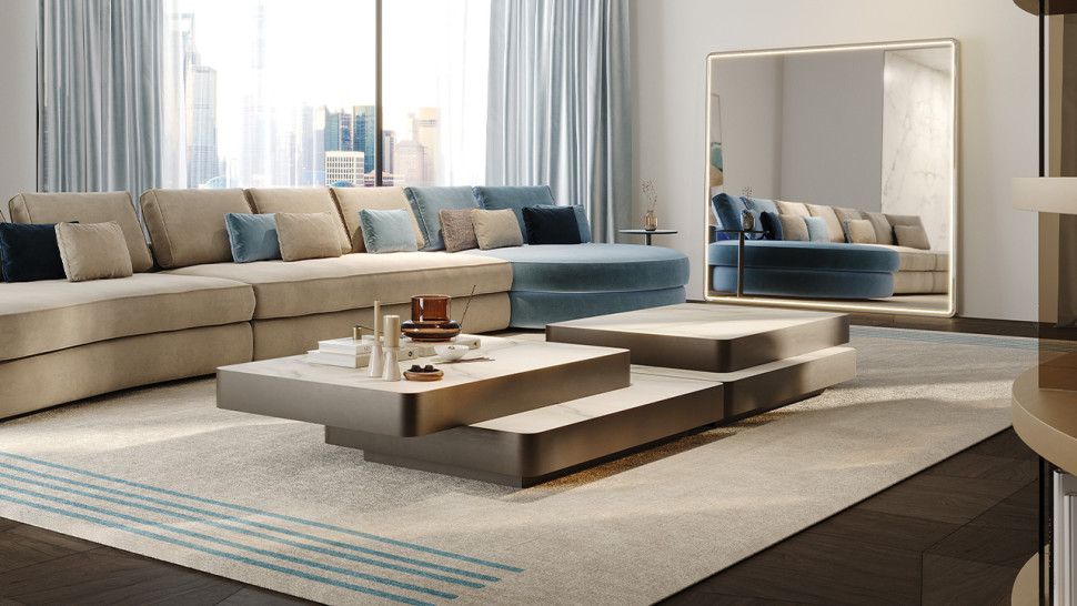 Журнальный стол Reflex Disegno Slide 40 - материал