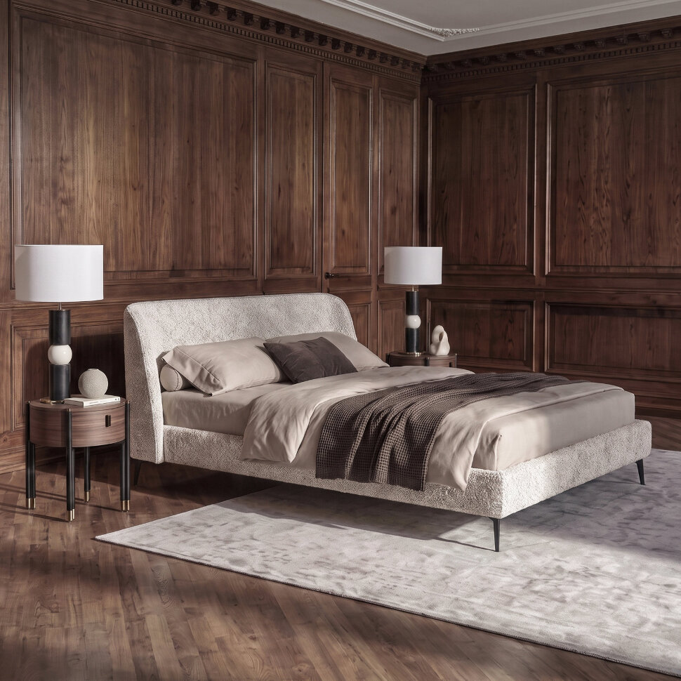 Кровать Mod Interiors Палома Альто 186 x 212 x h94 см, кремовая