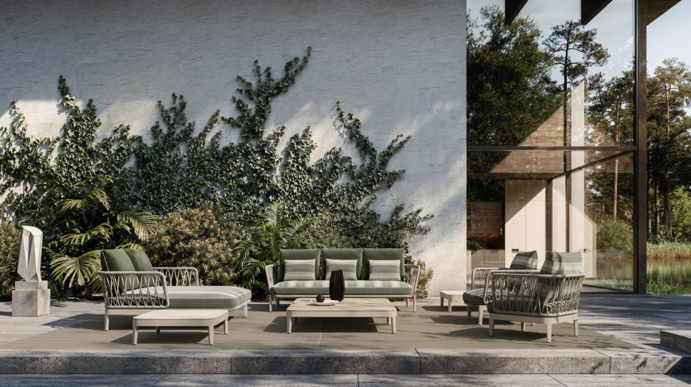 Диван Molteni Chelsea Outdoor - стиль