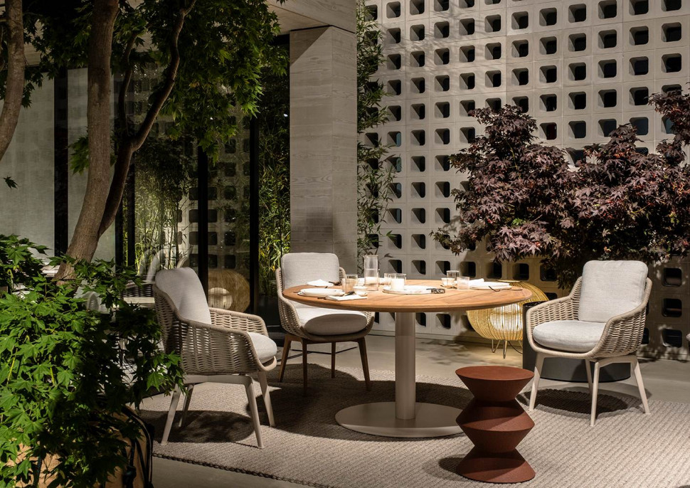 Стул Minotti Belt Cord Outdoor - материал