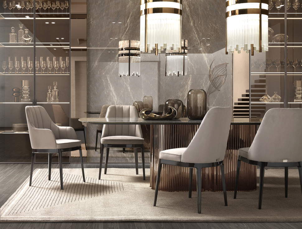 Стул в столовую Dv home collection Charlotte sedia - стиль
