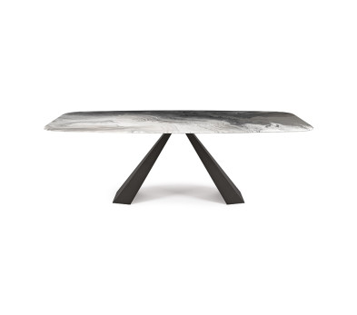 Стол в столовую Cattelan italia Eliot Crystalart