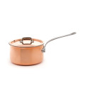 Сотейник Mauviel M'6S 1,7 л с ручкой из литой нержавеющей стали, медь