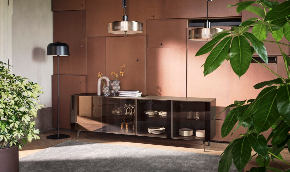 Буфет Calligaris Crystal CS6212-1 (Universal CS6096-1bl) - стиль