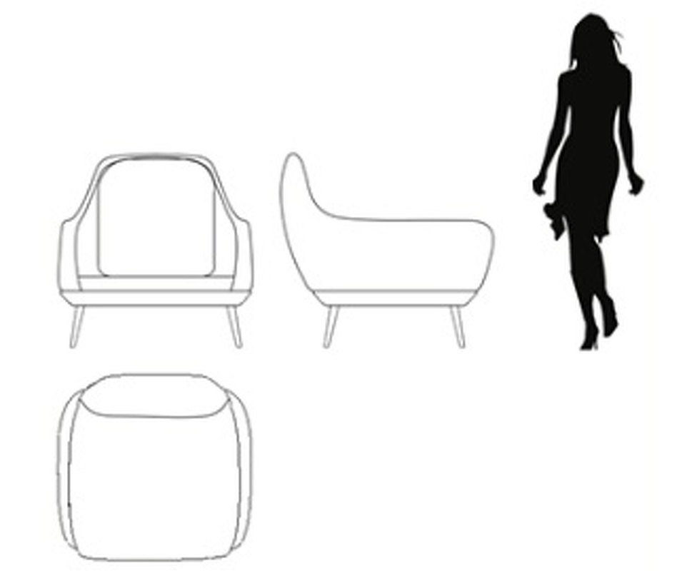 Кресло Claire Fratelli Barri Claire 90 x 86 x 90h nc100608