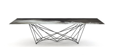 Стол в столовую Cattelan italia Gordon Crystalart