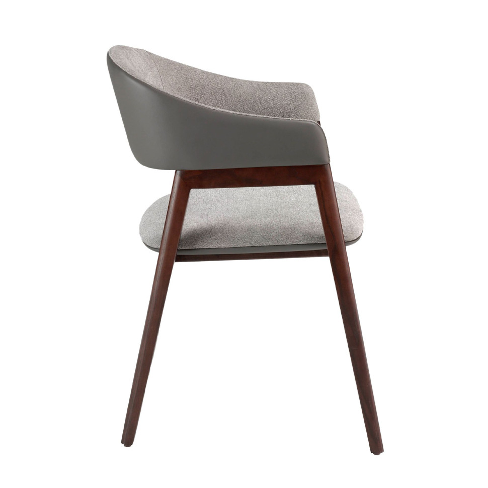Стул Angel Cerda 4091 55 x 58 x h79 см, серый, орех