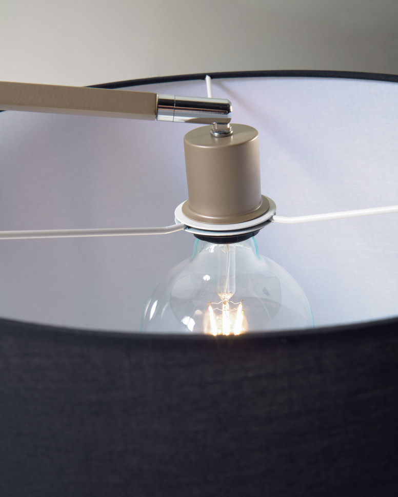 Торшер La Forma Juhe 150 x 50 x h210 см, золотой, чёрный