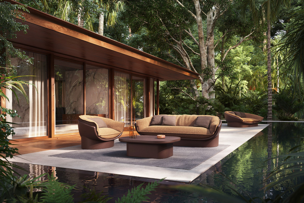 Диван Vondom Luna - стиль