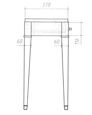 Консоль Fratelli Barri Salerno 120 x 40/37,8 x 80h nc63912