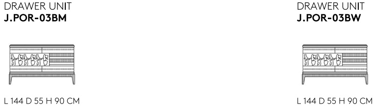 Размеры Комод Jumbo Collection Portland