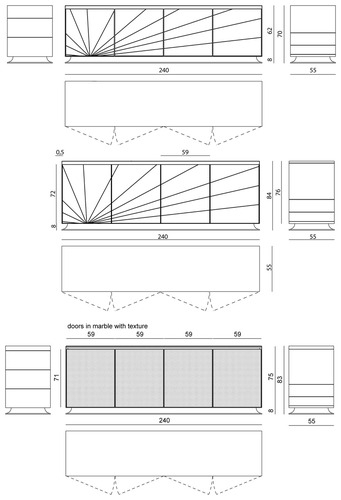 Размеры Комод Visionnaire Aurora Размеры Комод Visionnaire Aurora